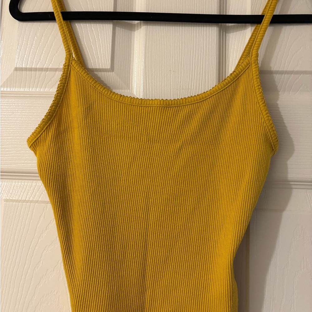Wild Fable Gold Fitted Sleeveless Camisole Medium
